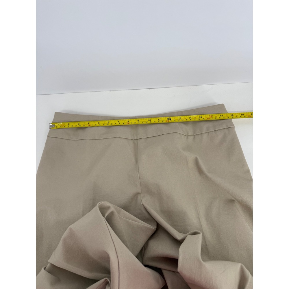 Chicos Fabulously Slimming Ankle Pants Tan Khaki Pull On Stretch Sz 2 (L) - Picture 7 of 12
